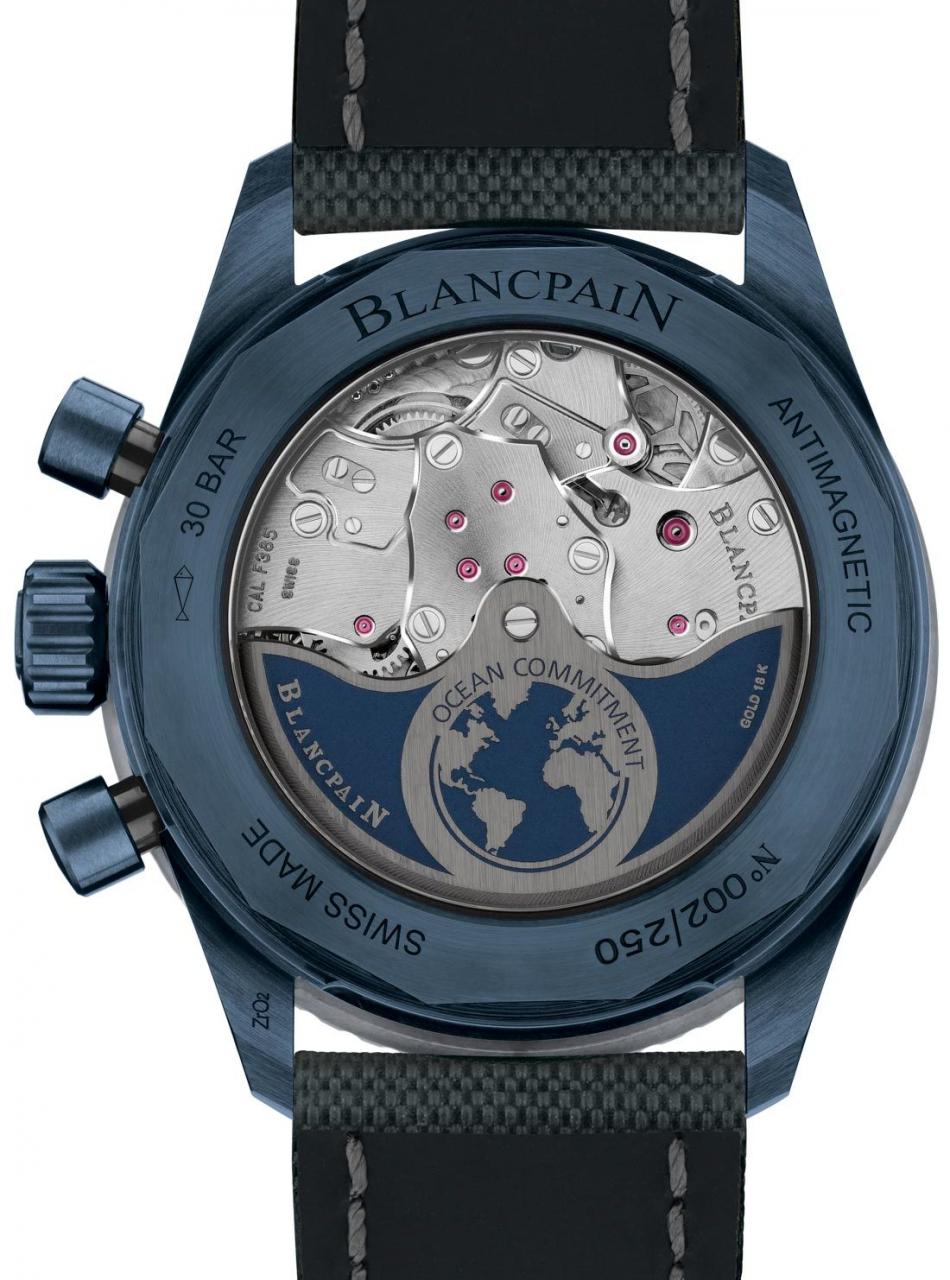 Blancpain Fifty Fathoms Bathyscaphe Flyback Chronograph Ocean Commitment II Watch Now In Blue Ceramic Case Watch Releases 