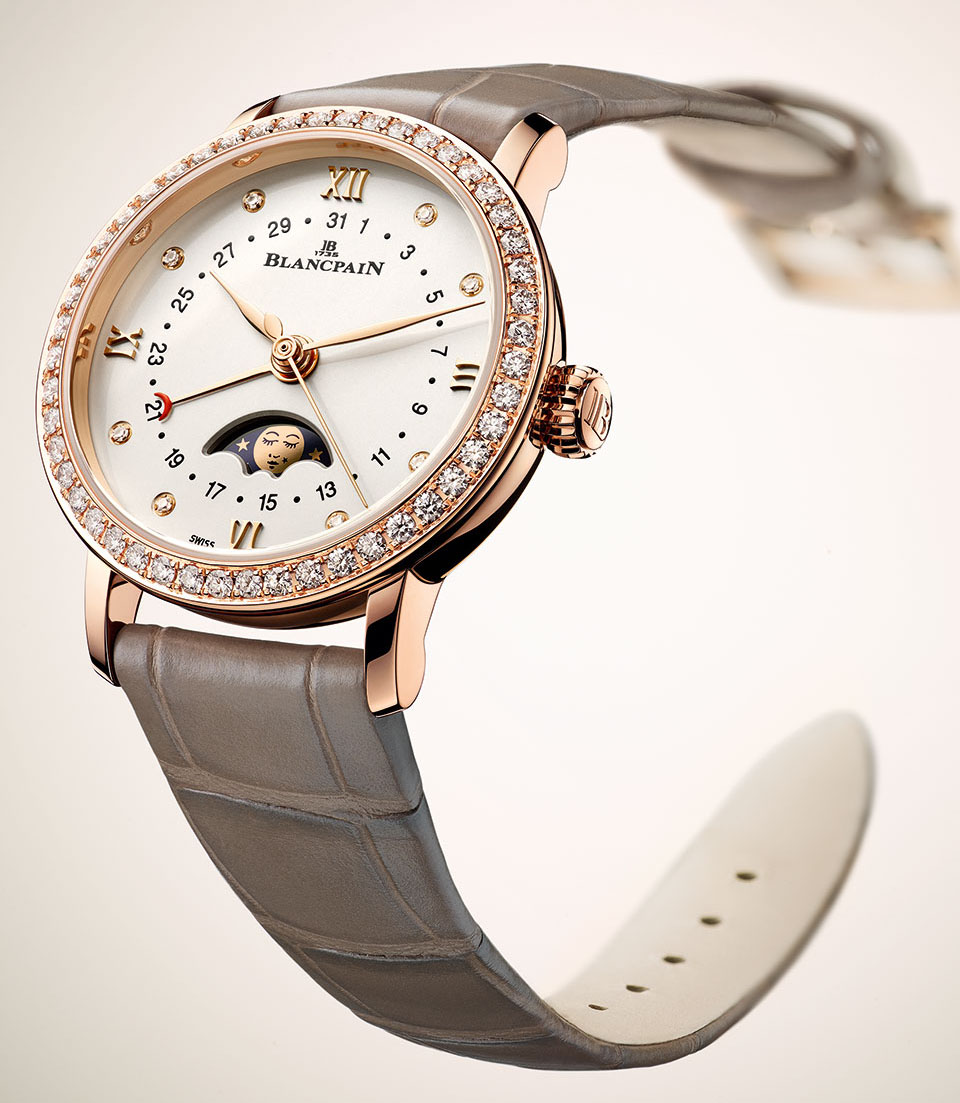 Blancpain Villeret Date Moonphase Ladies' Watch Watch Releases 