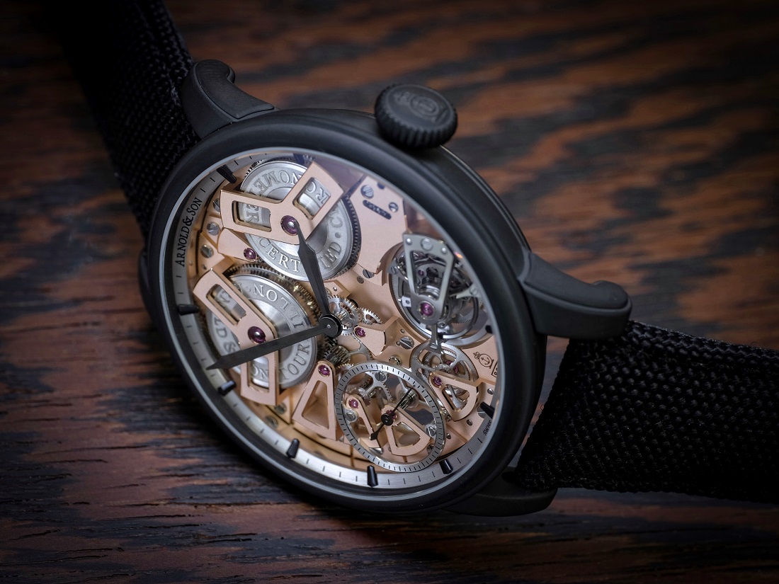 Arnold & Son Tourbillon Chronometer No. 36 Gunmetal Watch Watch Releases 