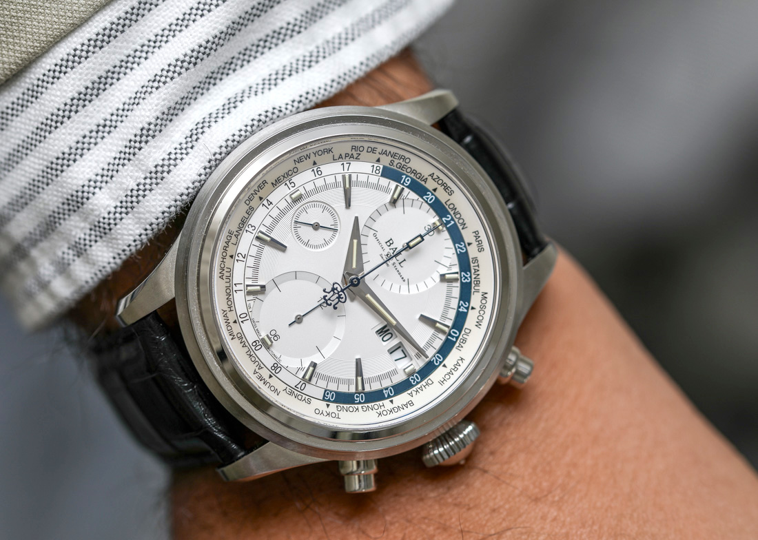 Ball Trainmaster Worldtime Chronograph Watch Review Wrist Time Reviews 