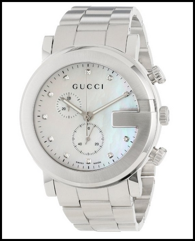 Gucci Unisex YA101351 G-Chrono Mother-Of-Pearl Diamonds Markers Dial Replica Watch Review