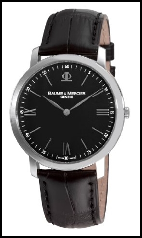 Baume  Mercier Men’s 8850 Classima Executives Ultra-Thin Black Dial Replica Watch Review