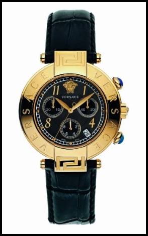 Versace Women’s Q5C70D009 S009 New Reve Yellow Gold Ion-Plated Stainless Steel Chronograph Date Replica Watch Review