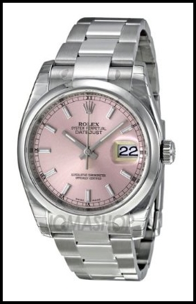 Rolex Datejust Automatic Pink Dial Stainless Steel Ladies Replica Watch 116200PSO Review