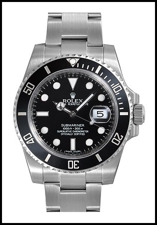 Rolex Submariner Black Dial Ceramic Bezel Steel Mens Replica Watch 116610LN Review