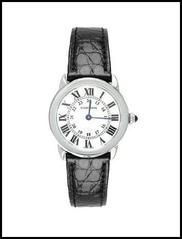 Cartier Women’s W6700155 Ronde Solo Black Leather Replica Watch Review
