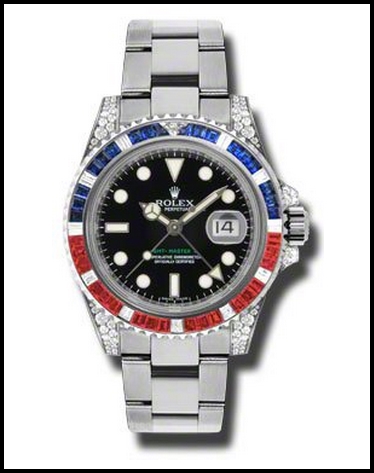 Rolex GMT Master II Black Automatic 18kt White Gold Oyster Men’s Replica Watch 116759BKSARU Review