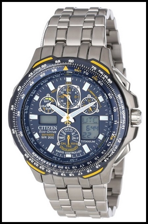 Citizen Men’s JY0050-55L “Blue Angels Skyhawk A-T” Titanium Eco-Drive Replica Watch Review