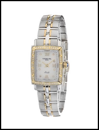 Raymond Weil Women’s 9740-STS-00995 Parsifal Diamond Accented 18k Gold-Plated and Stainless Steel Replica Watch Review