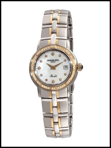Raymond Weil Women’s 9440-STS-97081 Parsifal Two-Tone Mother-Of-Pearl Diamond Dial Replica Watch Review