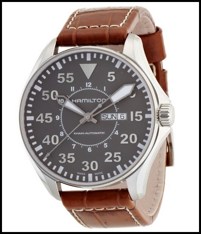 Hamilton Men’s H64715885 Khaki Pilot Grey Dial Replica Watch Review