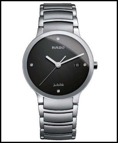 Rado Centrix Jubile Black Diamond Dial Stainless Steel Men’s Replica Watch R30927713 Review