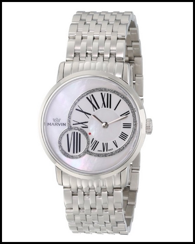 Marvin Women’s M025.12.76.12 Origin Mother-Of-Pearl Dial Stainless Steel Bracelet Replica Watch Review
