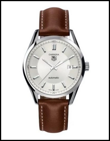 TAG Heuer Men’s WV211A-FC6203 Leather Carrera Replica Watch Review