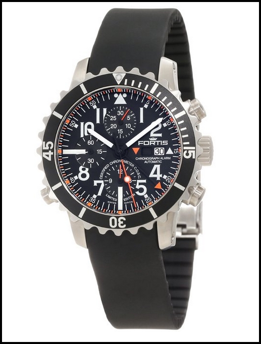 Fortis Men’s B-42 Marinemaster Automatic Chronograph: Take the Dive