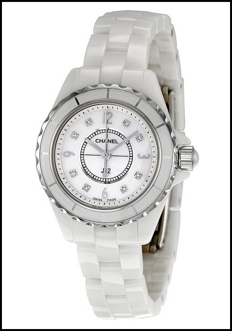 Chanel Women’s H2570 J12 Diamond Dial Replica Watch