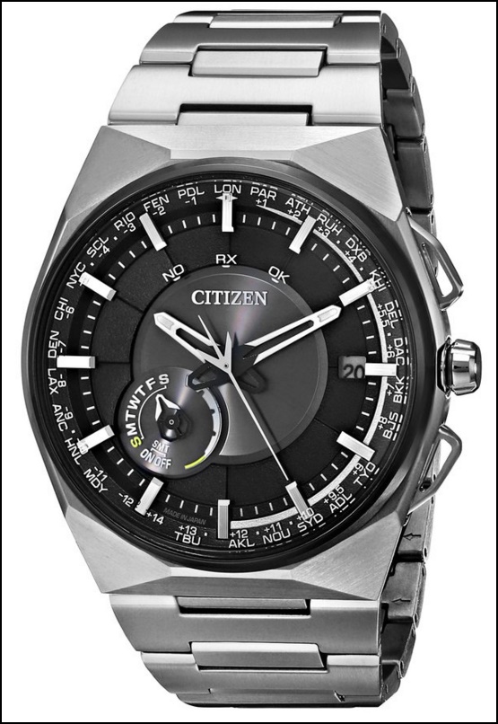 Citizen Eco-Drive Satellite Wave F100 Titanium GPS (CC2006-61E) Replica Watch Review – Unique Black Dial Analog Display Timepiece