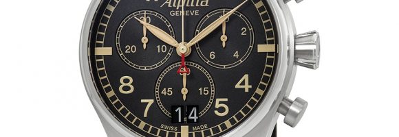 Swiss Movement Replica Watches Alpina Startimer Pilot Chronograph Grey Dial Men’s Watch Item No. AL-372BGR4S6